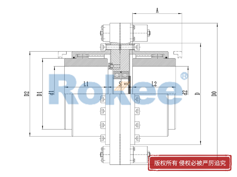 RODM扭力保護(hù)型鼓形齒式聯(lián)軸器