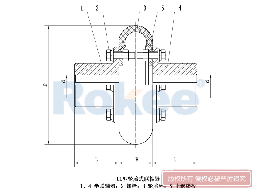 UL彈性輪胎聯(lián)軸器