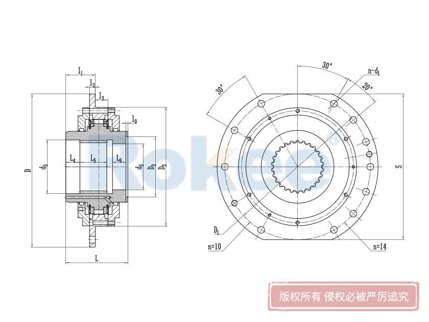 WJ型球面滾子卷筒聯(lián)軸器