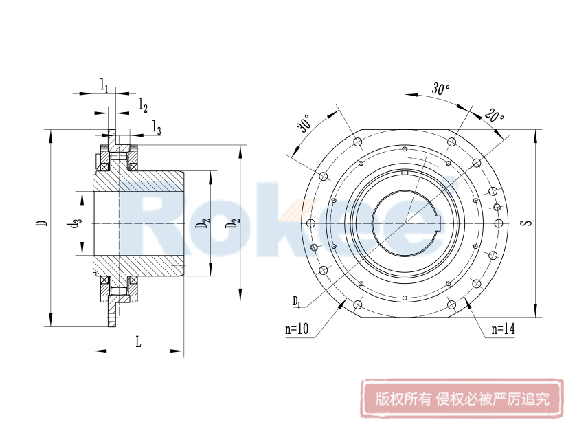 WJA型球面滾子卷筒聯軸器